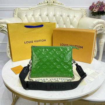 ルイヴィトン LOUISVUITTON 057-M57783QYG　2021年最新入荷 クッサン ショルダーバッグ クロスボディバッグ レディースかばん モノグラム パターン パテントレザー