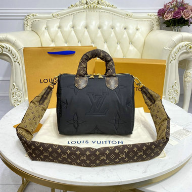 ルイヴィトン LOUISVUITTON 057-M59008　2021年最新入荷 スピーディ バンドリエール 25 ボストンバッグ トートバッグ ショルダーバッグ リサイクルナイロン