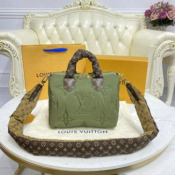 ルイヴィトン LOUISVUITTON 057-M59009　2021年最新入荷 スピーディ バンドリエール 25 ボストンバッグ トートバッグ ショルダーバッグ リサイクルナイロン