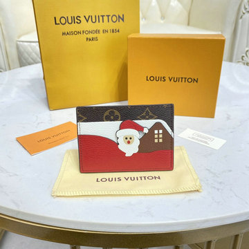 ルイヴィトン LOUISVUITTON 057-M60703SR　2021年最新入荷 ポルト カルト サーンプル カードケース クリスマス サンタクロース 名刺れ モノグラムキャンパス