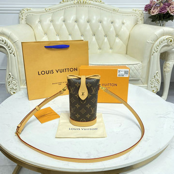 ルイヴィトン LOUISVUITTON 057-M80874　2021年最新入荷 アイスクリームコーン 斜め掛け ショルダーバッグ クロスボディバッグ モノグラムキャンパス