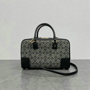 ロエベ LOEWE ZZ-LE0390BDBK　2021年最新入荷 アマソナ28 バッグ トートバッグ 斜め掛け ショルダーバッグ クロスボディバッグ ジャカード カーフレザー