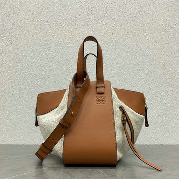 ロエベ LOEWE ZZ-LE1060WPKB　2021年最新入荷 ハンモック ミニ ハンドバッグ トートバッグ ドローストリングバッグ レディースかばん カーフレザー