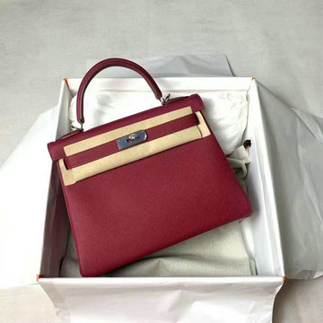 商品名称：エルメス HERMES 063-HKL25TGQYBR  2021年最新入荷 ケリー トップハンドルバッグ トートバッグ ハンドバッグ レディースかばん TOGO革