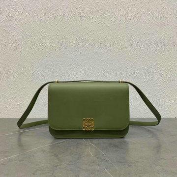 ロエベ LOEWE ZZ-LE8964PGL　2021年最新入荷 ゴヤ アコーディオン クラッチ フラップバッグ 斜め掛け ショルダーバッグ マグネットクロージャー クロスボディバッグ
