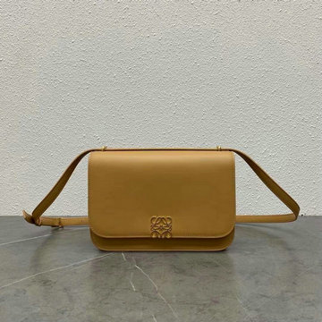 ロエベ LOEWE ZZ-LE8964PXS　2021年最新入荷 ゴヤ アコーディオン クラッチ フラップバッグ 斜め掛け ショルダーバッグ マグネットクロージャー クロスボディバッグ レザー