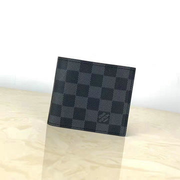 ルイヴィトン LOUISVUITTON 057-N63336　2021年秋冬最新入荷 ポルトフォイユ マルコ NM 二つ折り短財布 ショートウォレット 小銭入れ ダミエグラフィットキャンパス