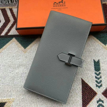 エルメスHERMES 063-H208SYYL　2021最新入荷 ベアン ロングウォレット 二つ折り長財布 ロングウォレット 札入れ カードポケット付き 小銭入れ コインケース ヴォーエプソン