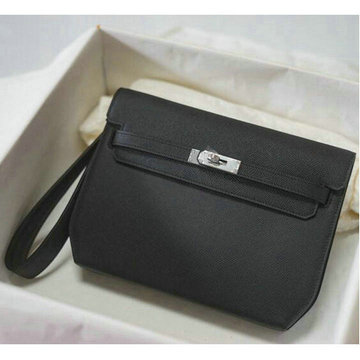 エルメス HERMES 063-HKLD25SYBK 2021年最新入荷 ケリー デペチェス ポーチ ストラップ付き 手持ちかばん クラッチバッグ ショルダーバッグ エプソン