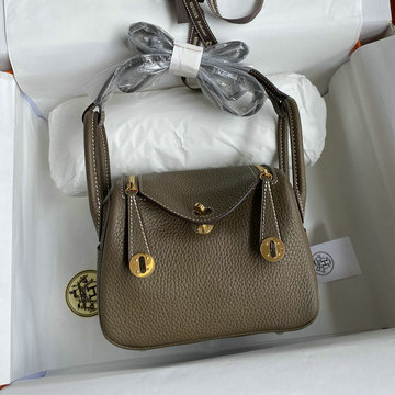 商品名称：エルメス HERMES 063-HLD19TCJDH 2021年最新入荷 ミニ リンディ 斜め掛け ショルダーバッグ クロスボディバッグ スクエアバッグ TCレザー