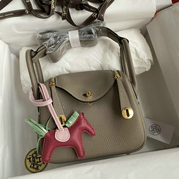 商品名称：エルメス HERMES 063-HLD19TCJLH 2021年最新入荷 ミニ リンディ 斜め掛け ショルダーバッグ クロスボディバッグ スクエアバッグ TCレザー