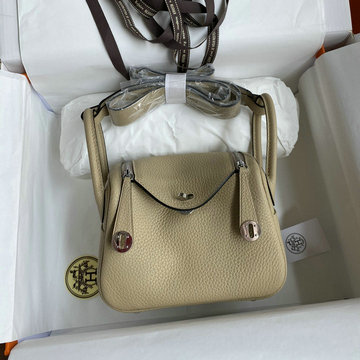 商品名称：エルメス HERMES 063-HLD19TCYFH 2021年最新入荷 ミニ リンディ 斜め掛け ショルダーバッグ クロスボディバッグ スクエアバッグ TCレザー