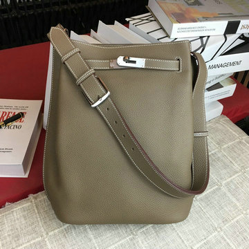 エルメス HERMES 063-HSKL22TGQDH v2021年最新入荷 ソーケリー 斜め掛け ショルダーバッグ クロスボディバッグ TOGOレザー