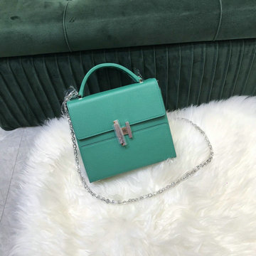 エルメス HERMES 063-HCH24SYGL 2021年最新入荷 シネティック トップハンドルバッグ トートバッグ チェーンポーチ ショルダーバッグ スクエアバッグ ゴートスキン