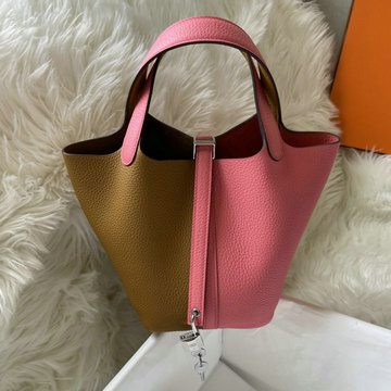 商品名称：エルメス HERMES 063-H02618TCPYTF　2021年最新入荷 ピコタン バケットバッグ トートバッグ ハンドバッグ ショッピングバッグ レディースかばん TCレザー