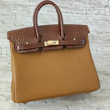 エルメス HERMES 063-HBK25ETQJTK　2021年最新入荷 ピクニック バーキンバッグ トップハンドルバッグ トートバッグ ハンドバッグ レディースかばん TOGOレザー