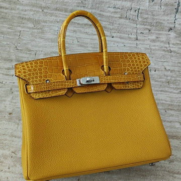 エルメス HERMES 063-HBK25ETQYHY　2021年最新入荷 ピクニック バーキンバッグ トップハンドルバッグ トートバッグ ハンドバッグ レディースかばん TOGOレザー
