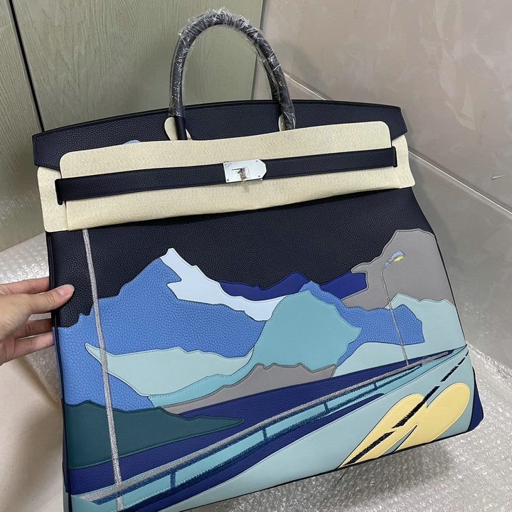 商品名称：エルメス HERMES 063-HBK50XKBK　2021年最新入荷 Haut-a-Courroies HAC50 トップハンドルバッグ トートバッグ ハンドバッグ レディースかばん TCレザー