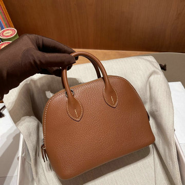 エルメス HERMES 063-HBL17YQYJZ　2021年最新入荷 ボリード ミニ トップハンドルバッグ トートバッグ ハンドバッグ 2way 斜め掛け ショルダーバッグ レディースかばん