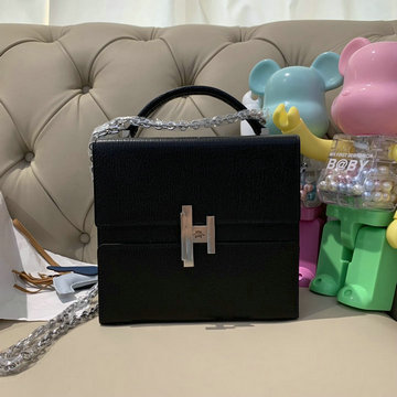 商品名称：エルメス HERMES 063-HCH18SYBK　2021年最新入荷 シネティック トップハンドルバッグ トートバッグ チェーンポーチ ショルダーバッグ スクエアバッグ ゴートスキン