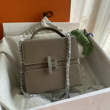エルメス HERMES 063-HCH18SYDH　2021年最新入荷 シネティック トップハンドルバッグ トートバッグ チェーンポーチ ショルダーバッグ スクエアバッグ エプソン