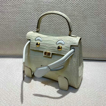 エルメス HERMES 063-HKDO22EMQBS　2021最新入荷 ケリードール トップハンドルバッグ トートバッグ ハンドバッグ 手持ちかばん クロコ革