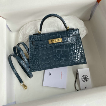 エルメス HERMES 063-HKL19EMJBL　2021年最新入荷 ミニ ケリー トップハンドルバッグ トートバッグ ハンドバッグ 2way 斜め掛け ショルダーバッグ レディースかばん