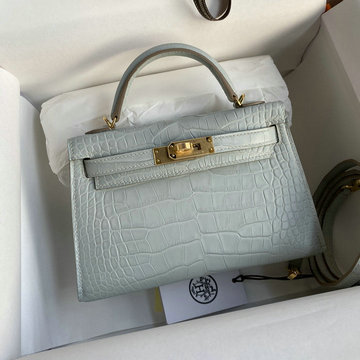 エルメス HERMES 063-HKL19EMJZH　2021年最新入荷 ミニ ケリー トップハンドルバッグ トートバッグ ハンドバッグ 2way 斜め掛け ショルダーバッグ レディースかばん