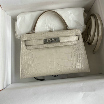 エルメス HERMES 063-HKL19EMYBS　2021年最新入荷 ミニ ケリー トップハンドルバッグ トートバッグ ハンドバッグ 2way 斜め掛け ショルダーバッグ レディースかばん