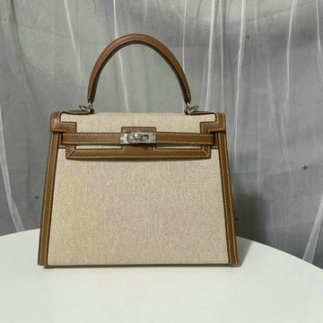 商品名称：エルメス HERMES 063-HKL25BSYJZ　2021年最新入荷 ケリー トップハンドルバッグ トートバッグ ハンドバッグ レディースかばん キャンパス SWIFT