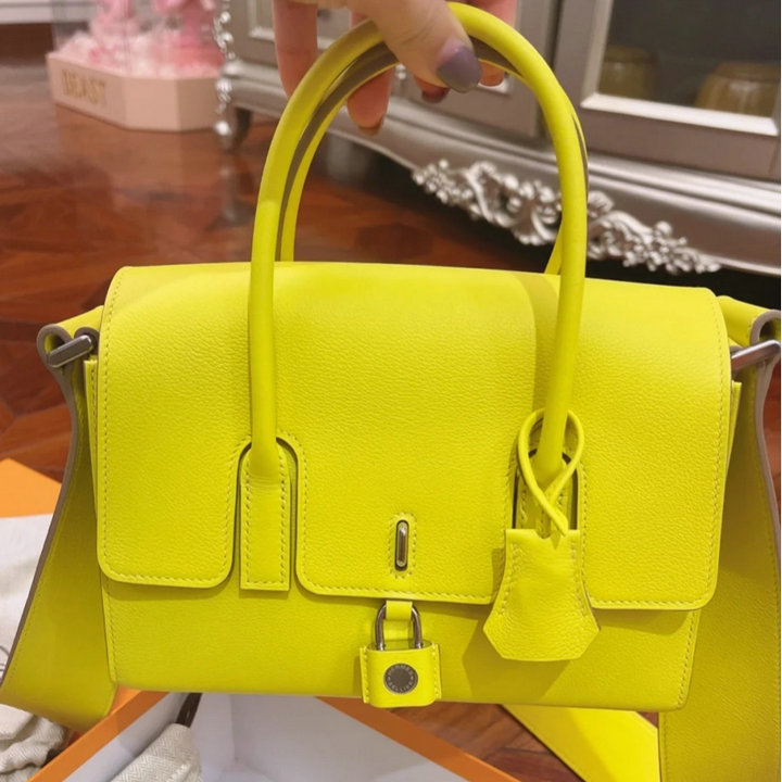 商品名称：エルメス HERMES 063-HND22EVJNY　2021年最新入荷 New darg 22 トップハンドルバッグ トートバッグ ハンドバッグ レディースかばん evercolor革