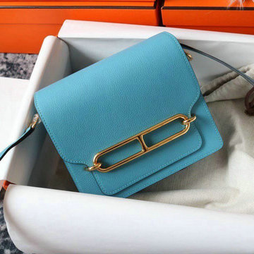 エルメス HERMES 063-HRL18EVJBL　2021年最新入荷 roulis ショルダーバッグ ブタ鼻 斜め掛けショルダーバッグ クロスボディバッグ レディースかばん