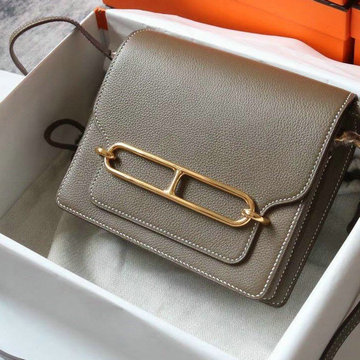 エルメス HERMES 063-HRL18EVJDH　2021年最新入荷 roulis ショルダーバッグ ブタ鼻 斜め掛けショルダーバッグ クロスボディバッグ レディースかばん