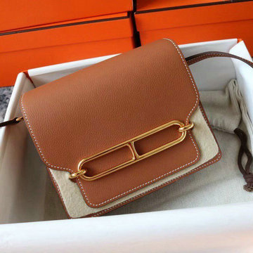 商品名称：エルメス HERMES 063-HRL18EVJJZ　2021年最新入荷 roulis ショルダーバッグ ブタ鼻 斜め掛けショルダーバッグ クロスボディバッグ レディースかばん