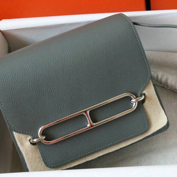 エルメス HERMES 063-HRL18EVYXG　2021年最新入荷 roulis ショルダーバッグ ブタ鼻 斜め掛けショルダーバッグ クロスボディバッグ レディースかばん