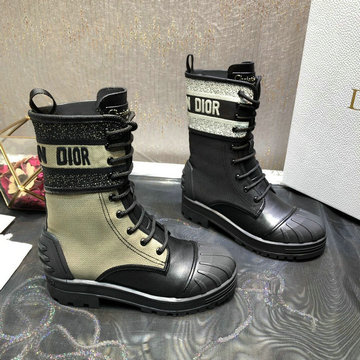 クリスチャンディオール CHRISTIAN DIOR 26-CDJ21031　2021年秋冬最新入荷 ショートブーツ レディースシューズ マーティンブーツ レースアップシューズ