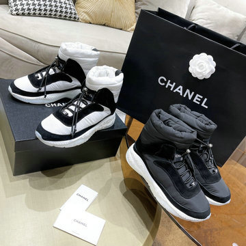 シャネル CHANEL 26-CHJ21049　2021年秋冬最新入荷 スノーブーツ ダウンブーツ フラットシューズ ショートブーツ レディースシューズ 靴