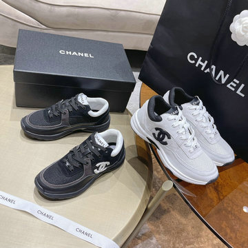 シャネル CHANEL 26-CHJ21051　2021年秋冬最新入荷 スニーカー スポーツシューズ レースアップシューズ カジュアルシューズ レディースシューズ カジュアルシューズ