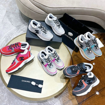 シャネル CHANEL 26-CHJ21056　2021年秋冬最新入荷 スニーカー レースアップシューズ カジュアルシューズ レディースシューズ スポーツシューズ