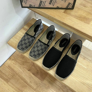 グッチ GUCCI 26-GGJ21024　2021年最新入荷 エスパドリーユシューズ ローファーシューズ スニーカー フラットシューズ 男女兼用