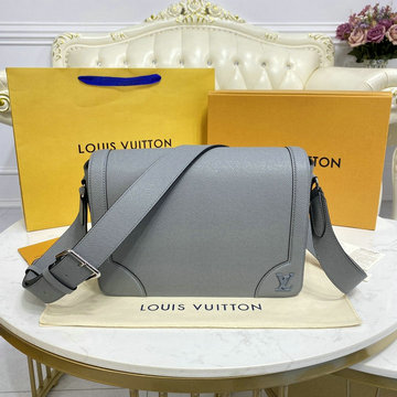 ルイヴィトン LOUISVUITTON 057-M30808　2021年最新入荷 ニュー フラップ メッセンジャーバッグ 斜め掛け ショルダーバッグ メンズかばん タイガ レザー