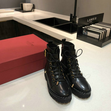 ヴァレンティノ Valentino 26-VTJ21015　2021年秋冬最新入荷 ショートブーツ フラットシューズ レディースシューズ カーフレザー
