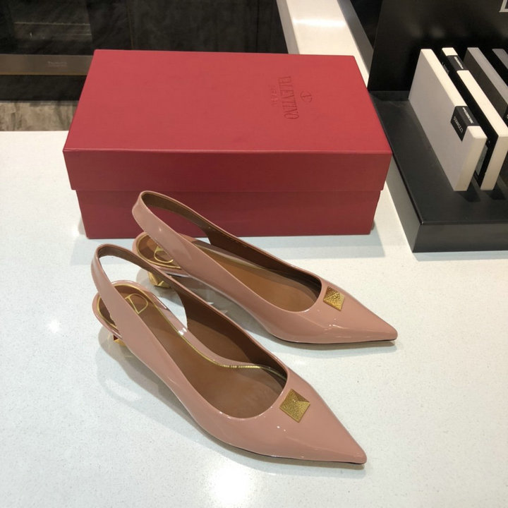 ヴァレンティノ Valentino 26-VTJ21017　2021年秋冬最新入荷 スリングバック ローヒールサンダル レディースシューズ ラムスキン