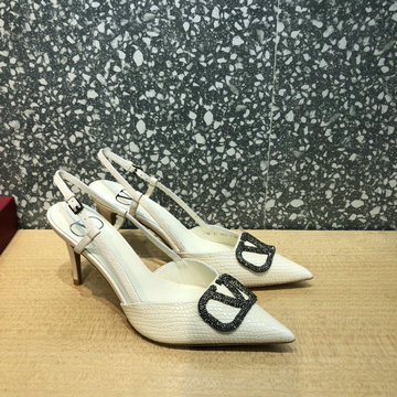 ヴァレンティノ Valentino 26-VTJ21024BS　2021年秋冬最新入荷 スリングバック ハイヒールサンダル レディースシューズ トンガリとう ピンヒール ラムスキン