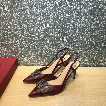 ヴァレンティノ Valentino 26-VTJ21024JH　2021年秋冬最新入荷 スリングバック ハイヒールサンダル レディースシューズ トンガリとう ピンヒール ラムスキン