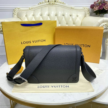 ルイヴィトン LOUISVUITTON 057-M30807　2021年最新入荷 ニュー フラップ メッセンジャーバッグ 斜め掛け ショルダーバッグ メンズかばん タイガ レザー