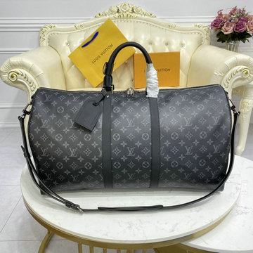 ルイヴィトン LOUIS VUITTON 057-M40605　2021年最新入荷 キーポル バンドリエール 55 トラベルバッグ ダッフルバッグ 旅行かばん ボストンバッグ