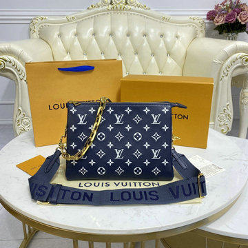 ルイヴィトン LOUISVUITTON 057-M58626S　2021年最新入荷 クッサン PM ショルダーバッグ クロスボディバッグ レディースかばん モノグラム パターン ラムレザー
