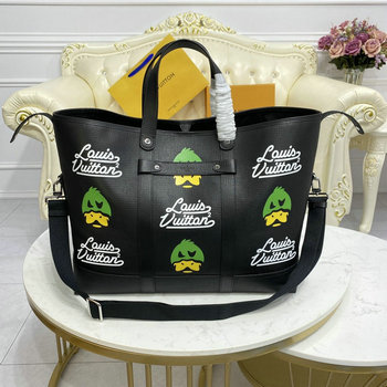ルイヴィトン LOUISVUITTON 057-M59373　2021年最新入荷 トロリー トートバッグ トップハンドルバッグ プリント ハンドバッグ 2way ショルダーバッグ