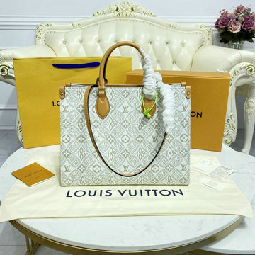 ルイヴィトン LOUISVUITTON 057-M59614　2021年最新入荷 オンザゴー MM ハンドバッグ トートバッグ 2way ショルダーバッグ クロスボディバッグ レディースかばん